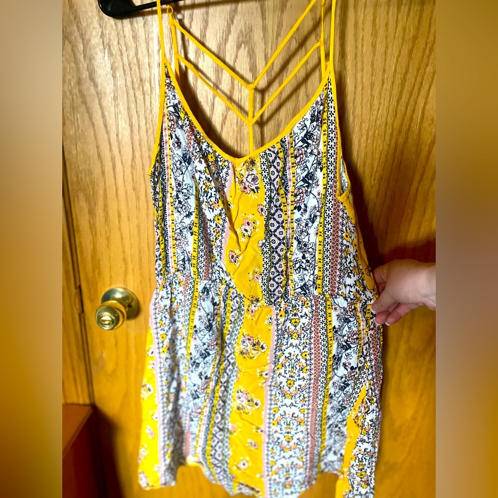 Yellow summer dress